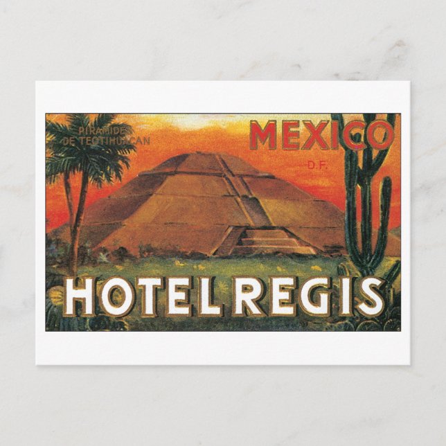 Carte Postale Hotel Regis, Mexique (Devant)