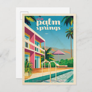 Carte Postale Hotel Retro Palm Springs