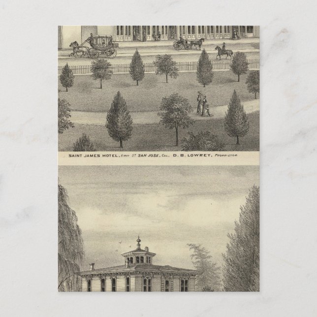 Carte Postale Hôtel St James, résidence (Devant)