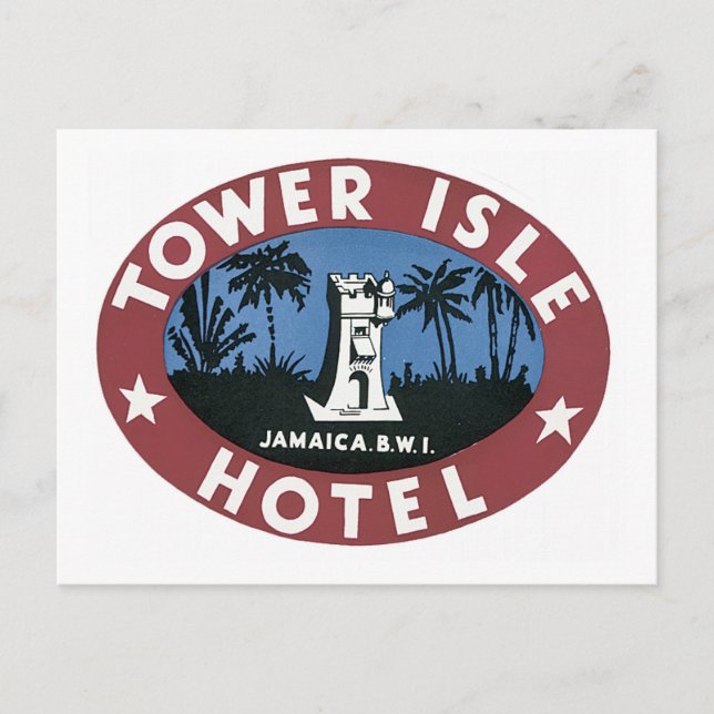Carte Postale Hôtel Tower Isle Jamaïque BWI (Devant)