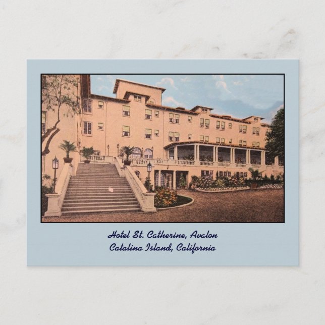 Carte Postale Hôtel vintage St Catherine Avalon (Devant)
