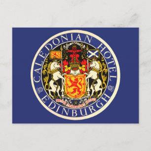 Carte Postale Hôtel Vintage voyage Caledonian Edinburgh Scotland
