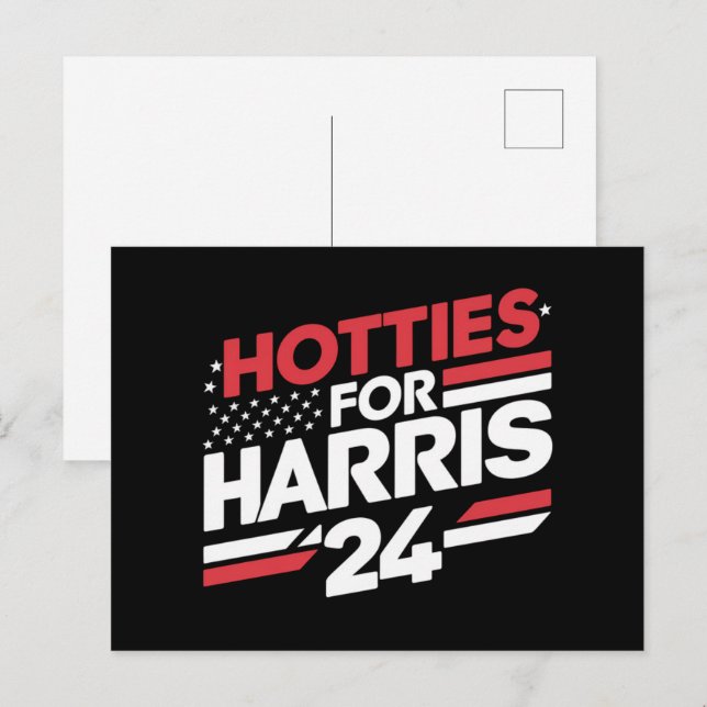 Carte Postale Hotties For Harris 24 (Devant / Derrière)