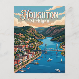 Carte Postale Houghton, Michigan