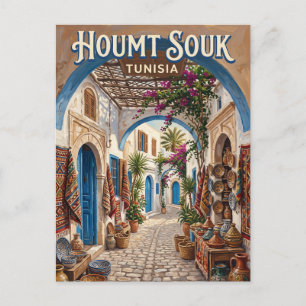 Carte Postale Houmt Souk Tunisie