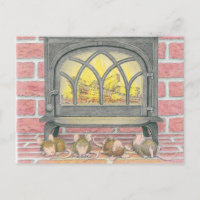 Carte postale House-Mouse Designs®