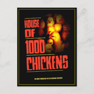 Carte Postale HOUSE Of 1000 CHICKENS