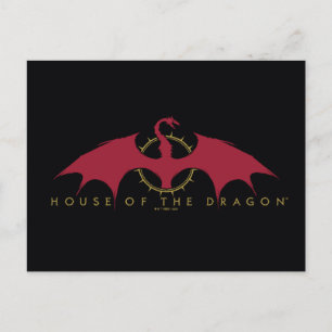 Carte Postale HOUSE of the Dragon   Dragon Graphic
