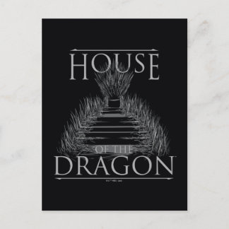 Carte Postale HOUSE of the Dragon | Iron Throne Graphic