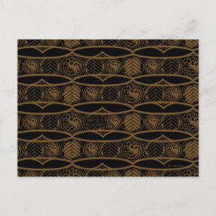 Carte Postale HOUSE of the Dragon   Targaryen Stripe Pattern