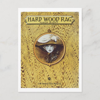Carte Postale Housse Vintage Songbook en bois dur
