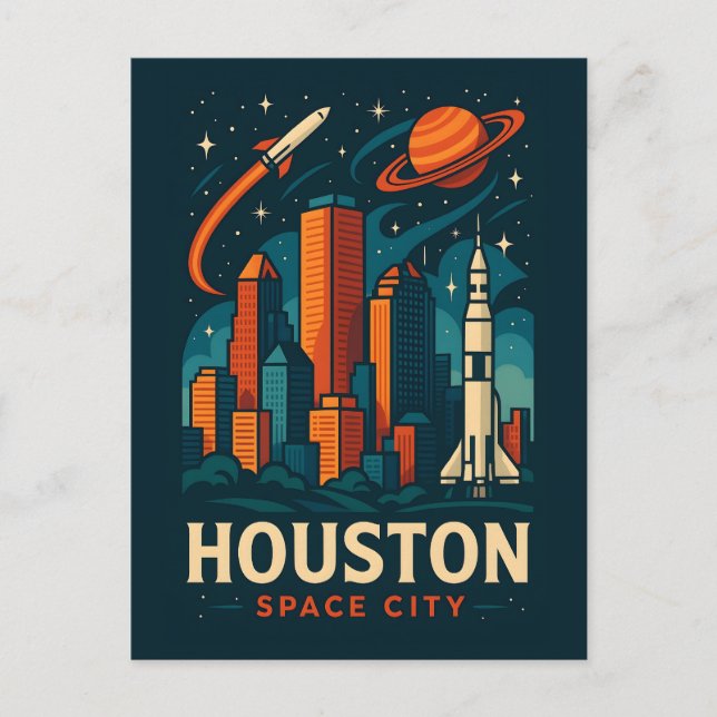 Carte postale HOUSTON (Devant)