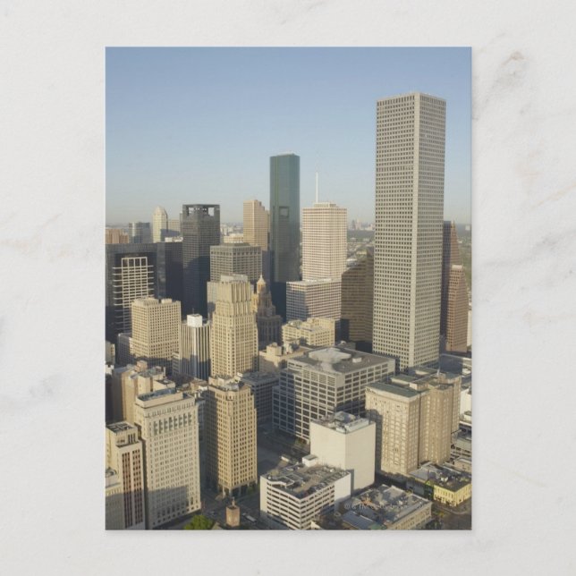 Carte Postale Houston du centre (Devant)