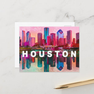 Carte Postale Houston - Iconic Skyline