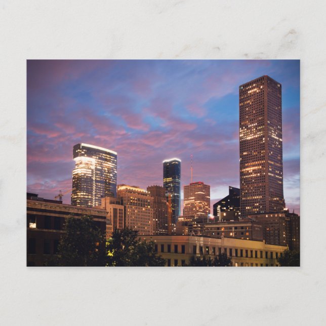 Carte Postale Houston Night (Devant)