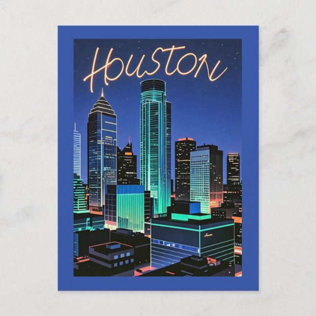 Carte postale Houston Texas (Devant)