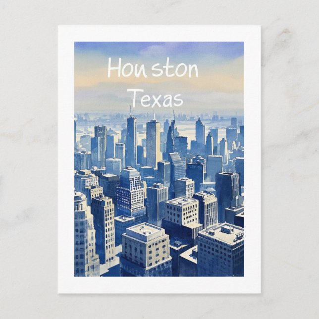 Carte postale Houston Texas (Devant)