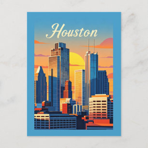 Carte postale Houston Texas