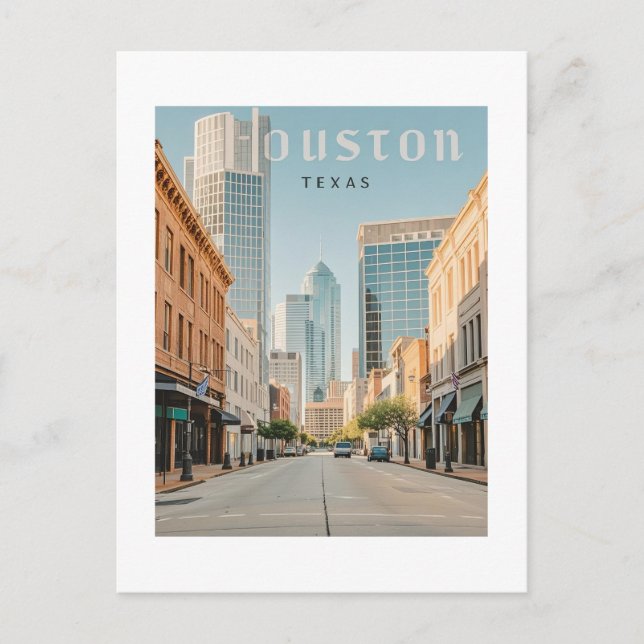 Carte postale Houston Texas (Devant)