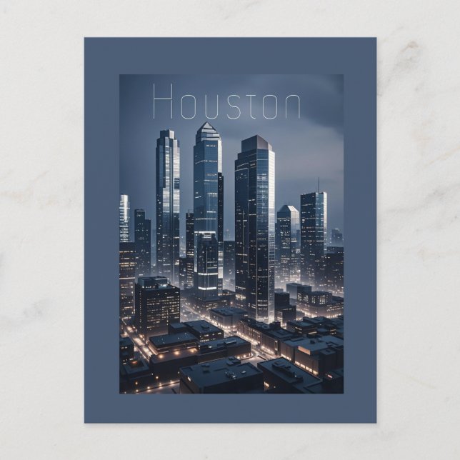 Carte postale Houston Texas (Devant)