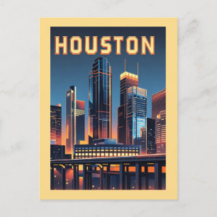 Carte postale Houston Texas