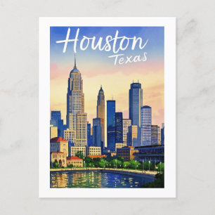 Carte postale Houston Texas