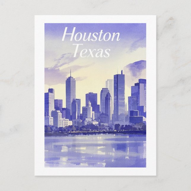 Carte postale Houston Texas (Devant)