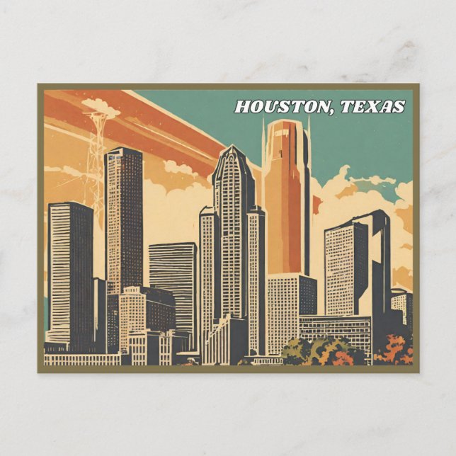 Carte Postale Houston, Texas (Devant)