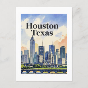 Carte postale Houston Texas