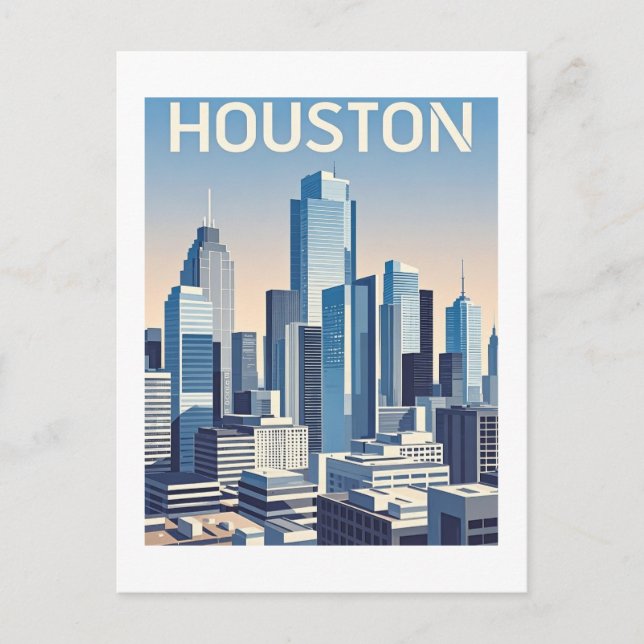 Carte postale Houston Texas (Devant)