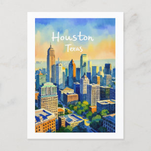 Carte postale Houston Texas