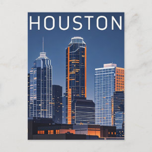 Carte postale Houston Texas