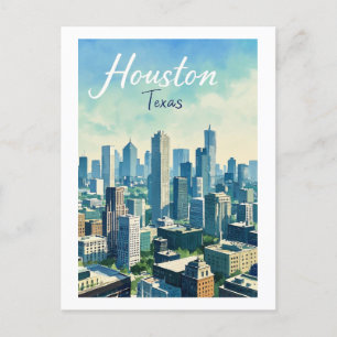 Carte postale Houston Texas