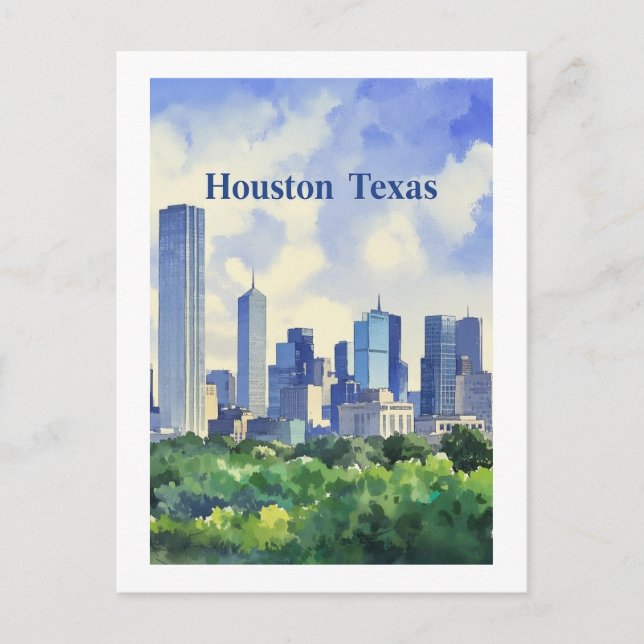 Carte postale Houston Texas (Devant)