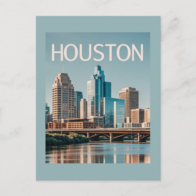 Carte postale Houston Texas (Devant)