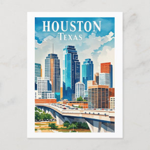 Carte postale Houston Texas