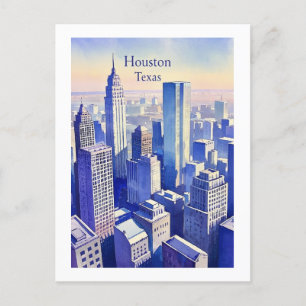 Carte postale Houston Texas