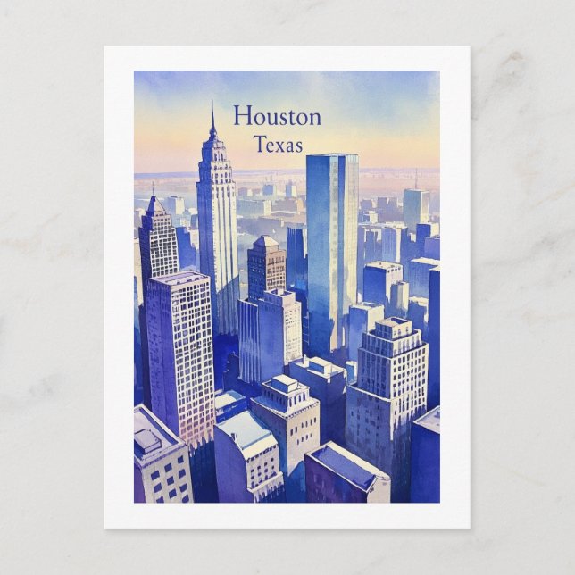 Carte postale Houston Texas (Devant)