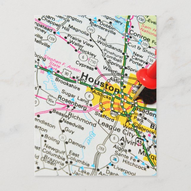 Carte Postale Houston, Texas (Devant)