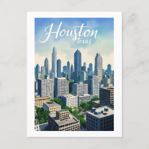 Carte postale Houston Texas