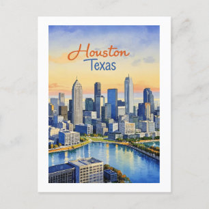 Carte postale Houston Texas