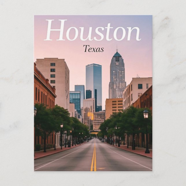 Carte postale Houston Texas (Devant)