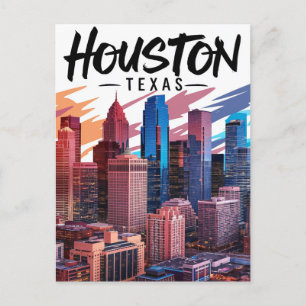 Carte postale Houston Texas