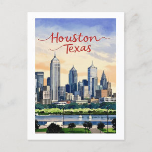 Carte postale Houston Texas