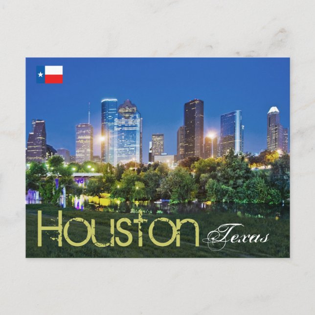 Carte Postale Houston, Texas, États-Unis (Devant)