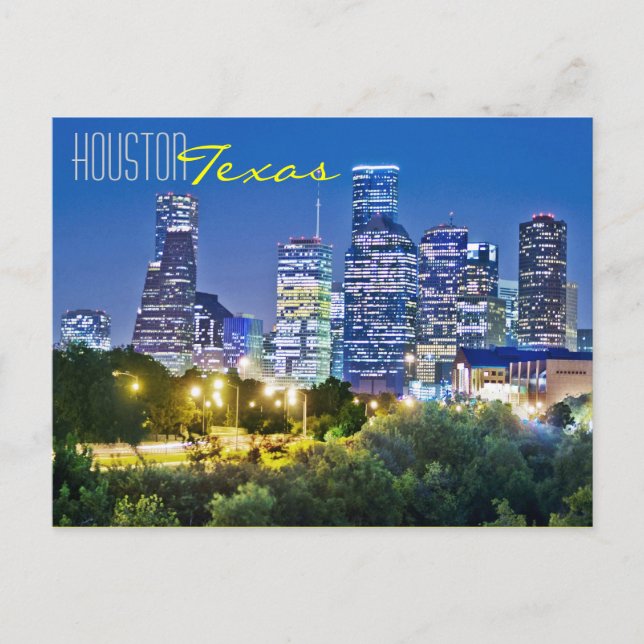 Carte Postale Houston, Texas, États-Unis (Devant)