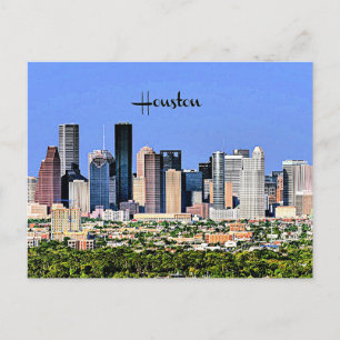 Carte Postale Houston, Texas pittoresque, photo de la ville