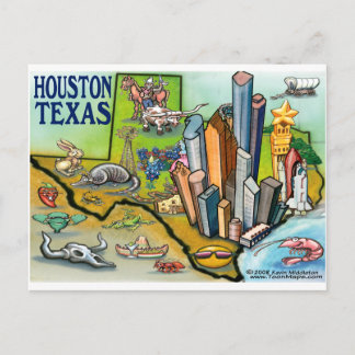 Carte Postale Houston TX