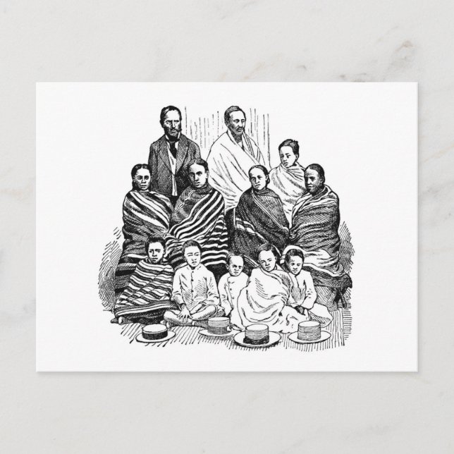 Carte Postale Hova Family (Devant)