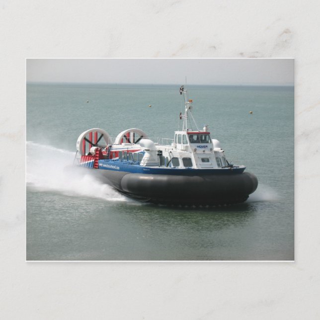Carte postale Hovercraft (7343) (Devant)